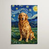 Ritratto di cane in stile Van Gogh dalla tua foto - poster