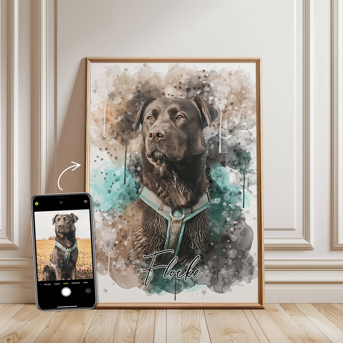  Ritratto di animali in stile acquerello